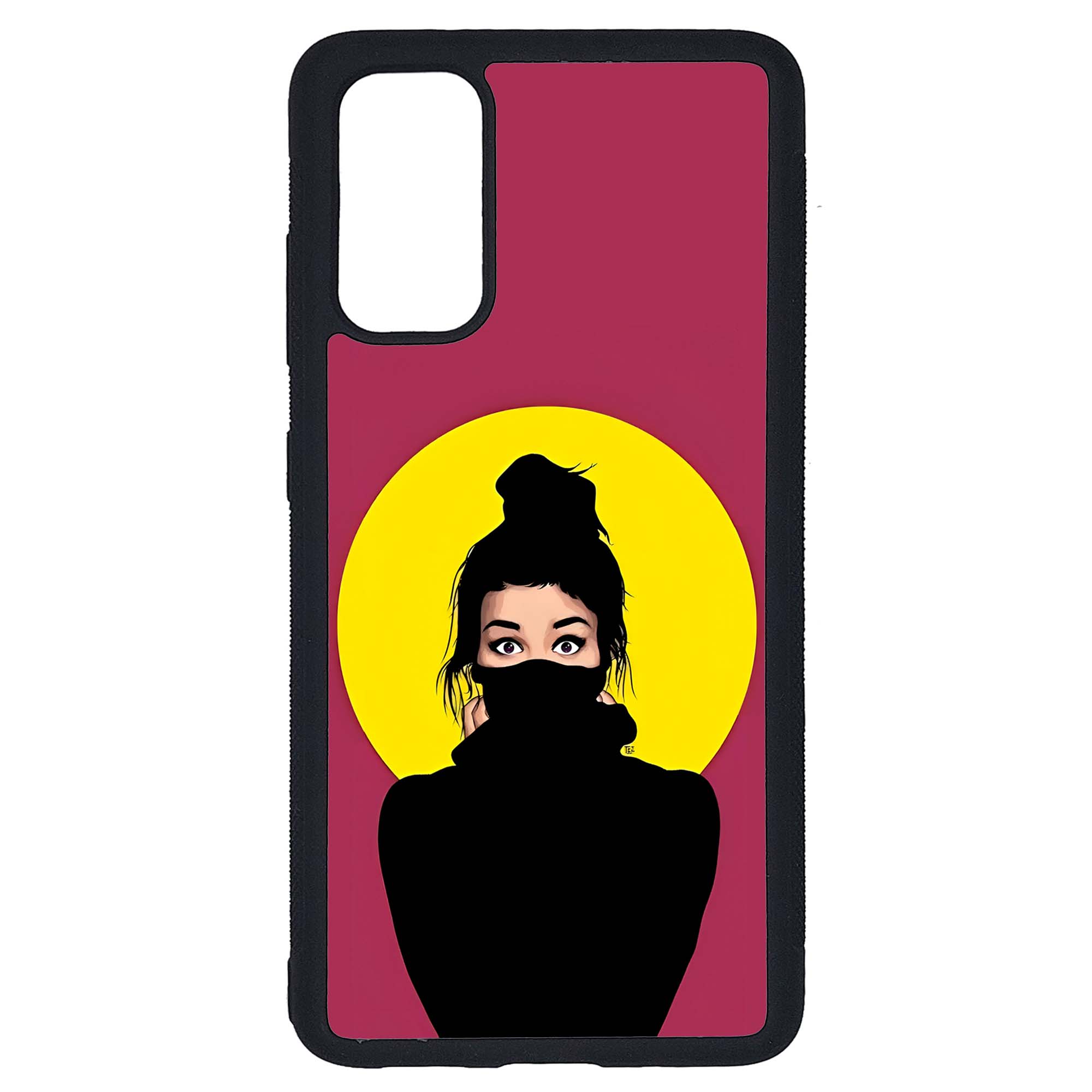 کاور طرح دختر کد G-053 مناسب برای گوشی موبایل سامسونگ Galaxy S20 | دیجی قاب دونی