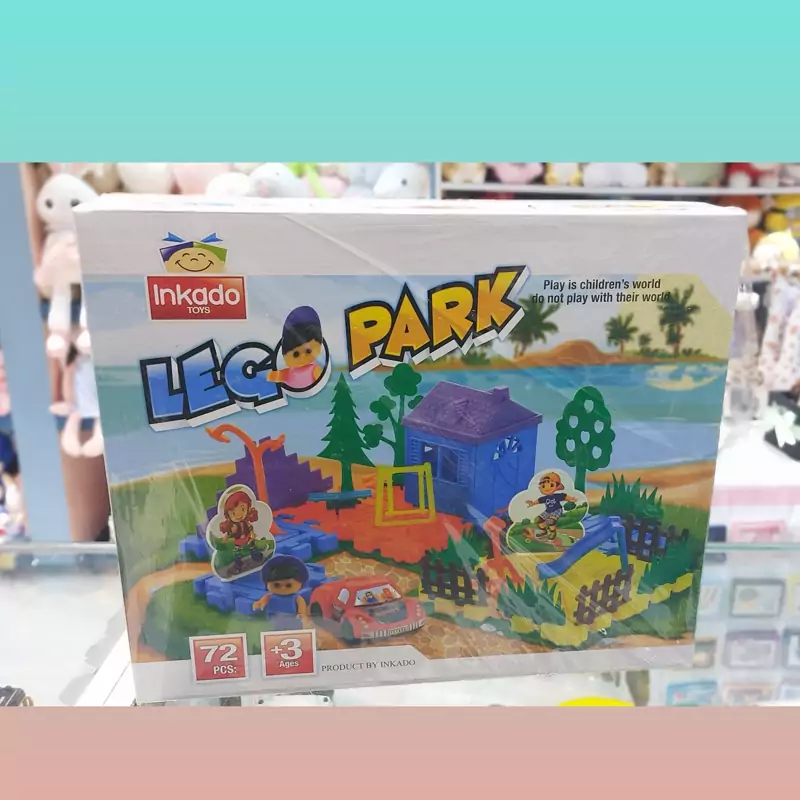 اسباب بازی لگو پارک 72 قطعه مناسب برای بالای سه سال