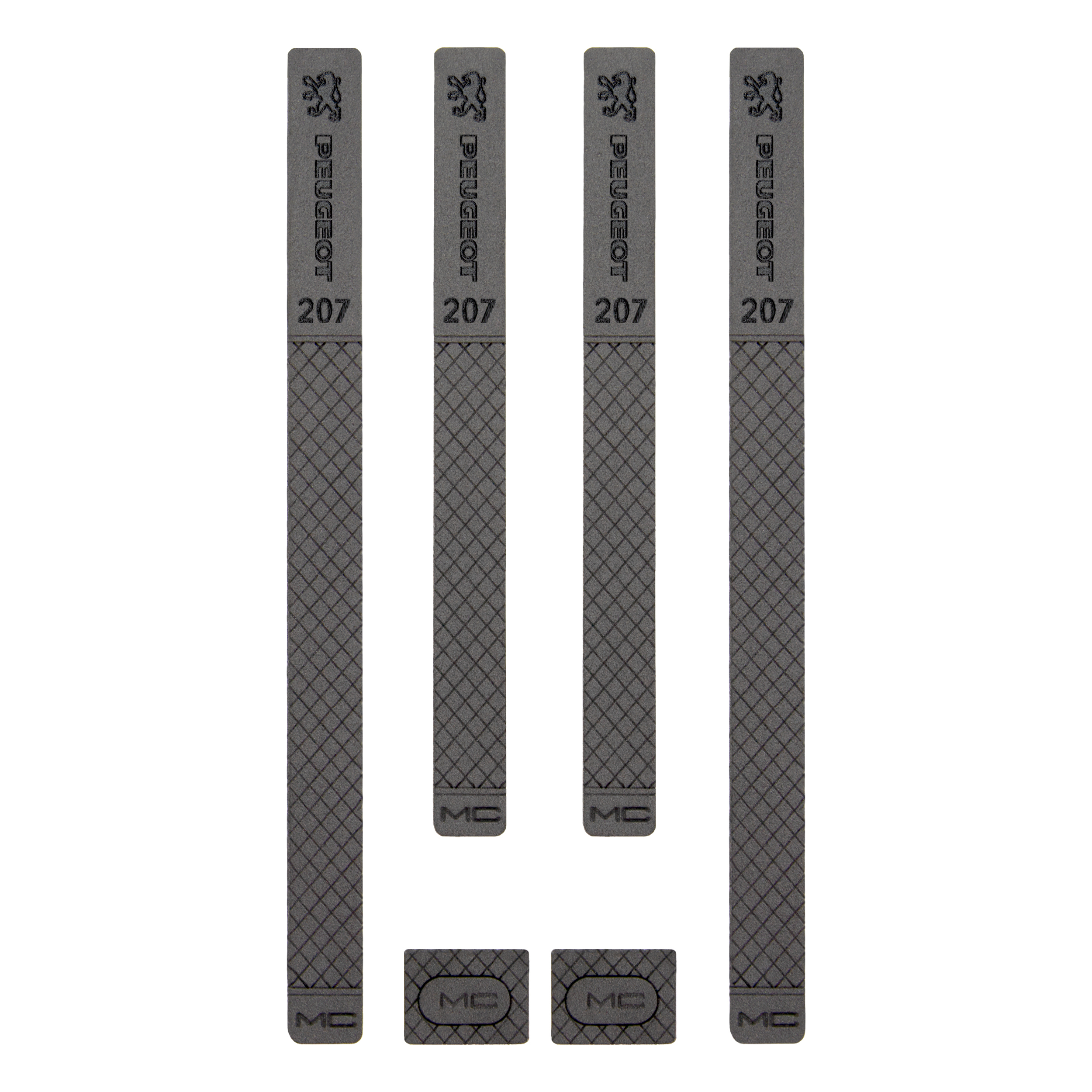 ضربه گیر در خودرو ام سی کد MC-20701 مناسب برای پژو 207 مجموعه 6 عددی