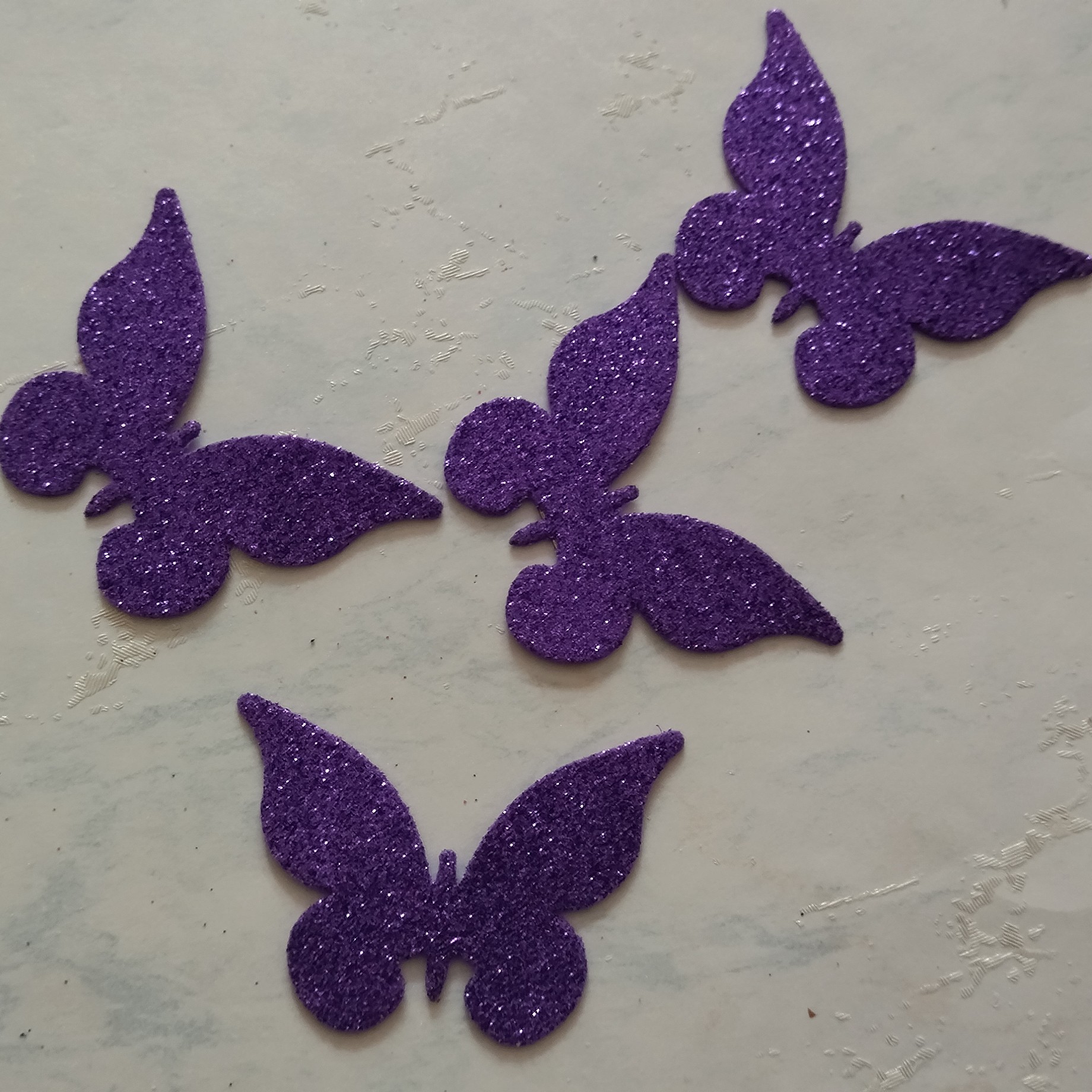 پروانه فومی اکلیلی بنفش (10عددی)