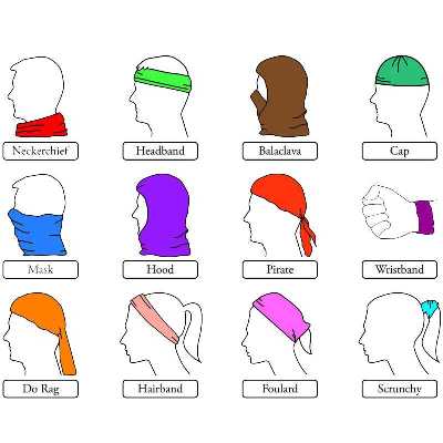 دستمال سر و گردن مدل Rokh12