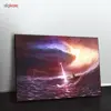 تابلوی ونسونی طرح Alein Storm سایز 30x40