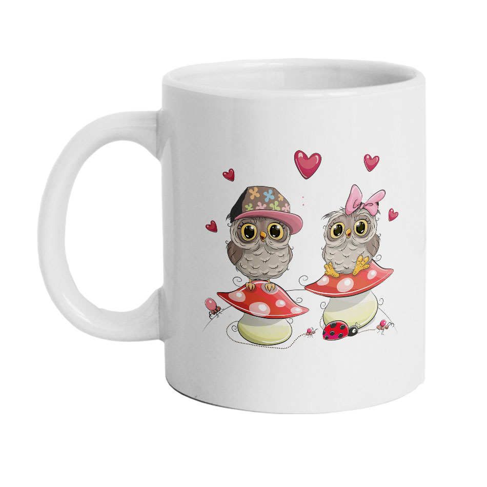 ماگ طرح جغد مدل M2070