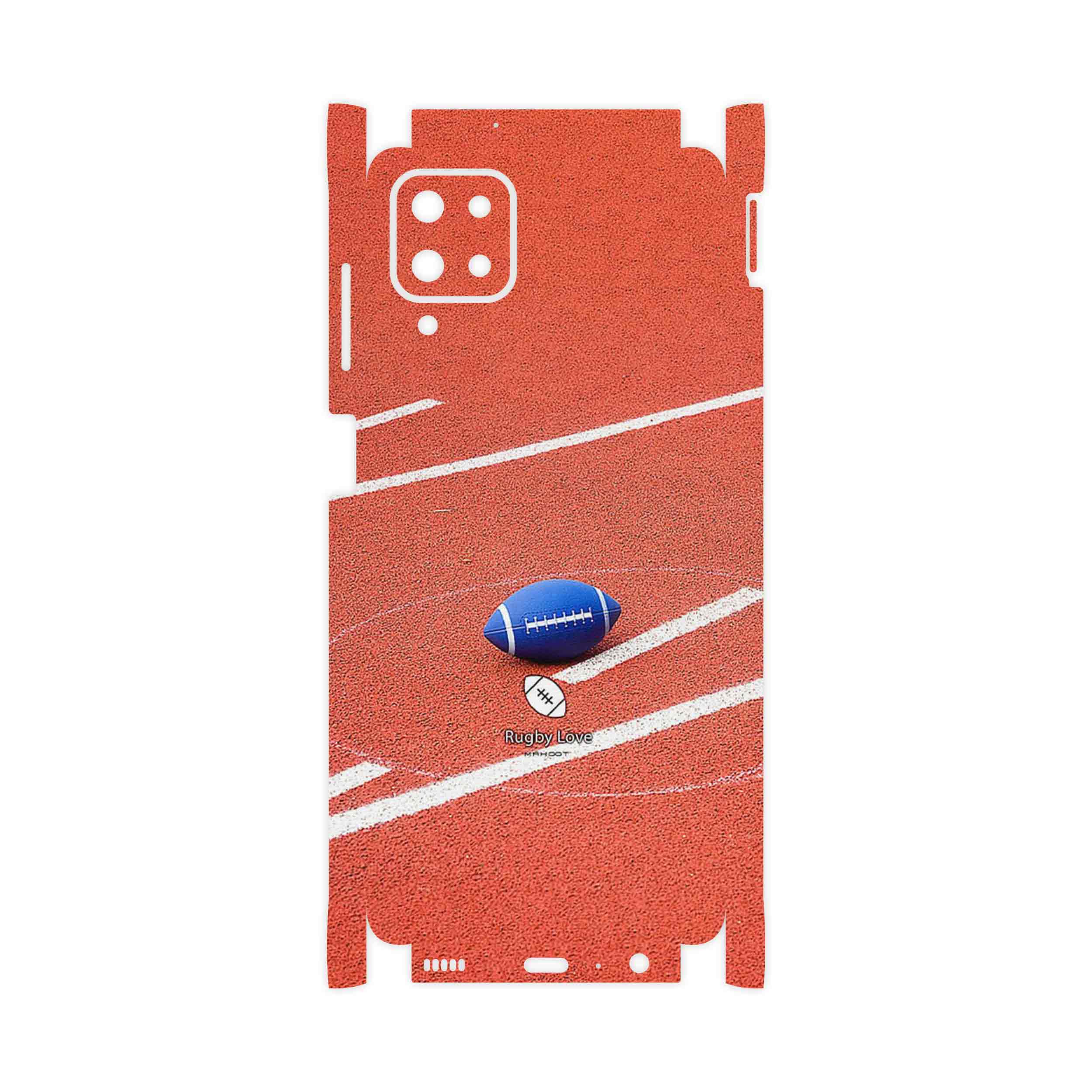 برچسب پوششی ماهوت مدل Rugby football-FullSkin مناسب برای گوشی موبایل سامسونگ Galaxy A12