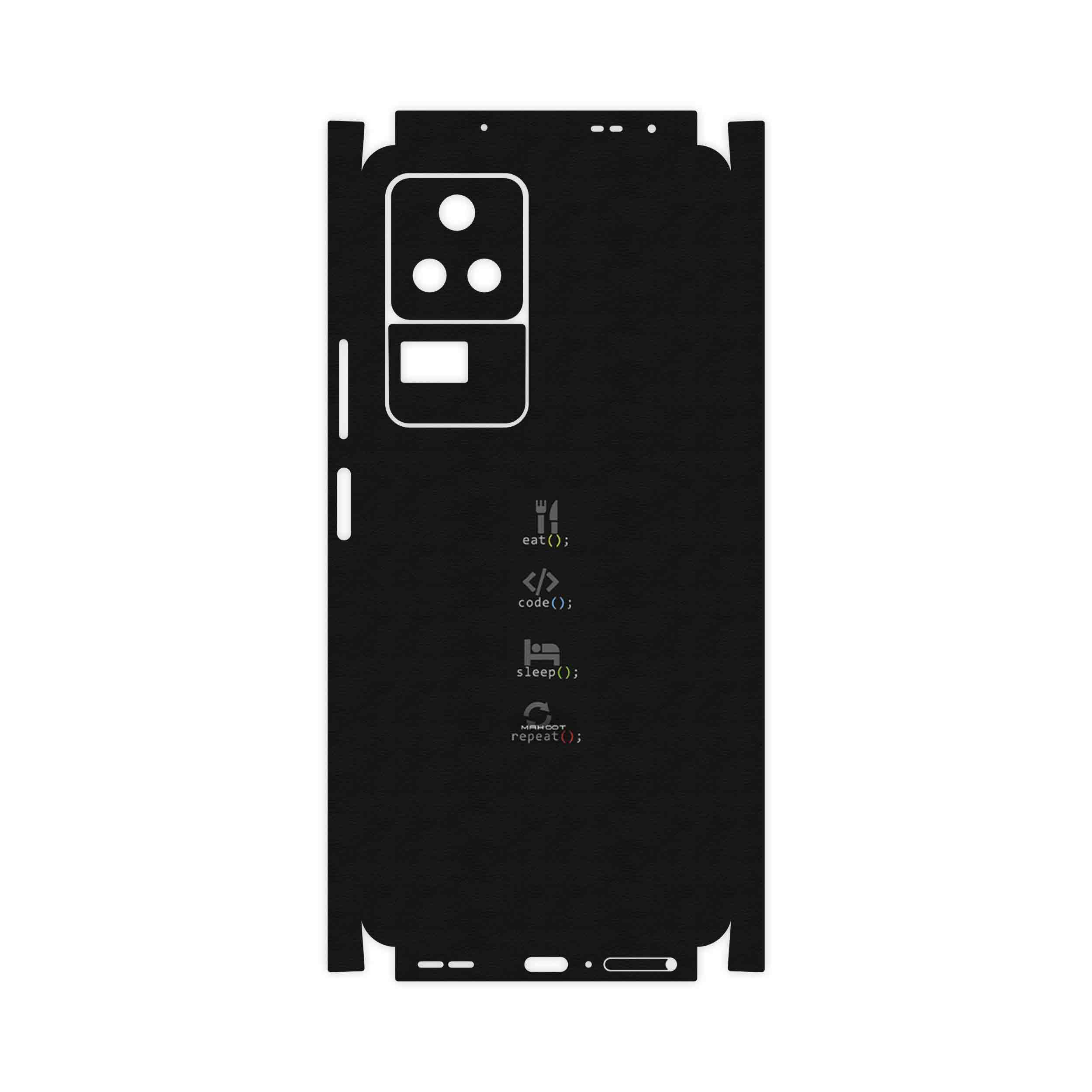 برچسب پوششی ماهوت مدل Programming 2-FullSkin مناسب برای گوشی موبایل شیائومی Poco F4 5G
