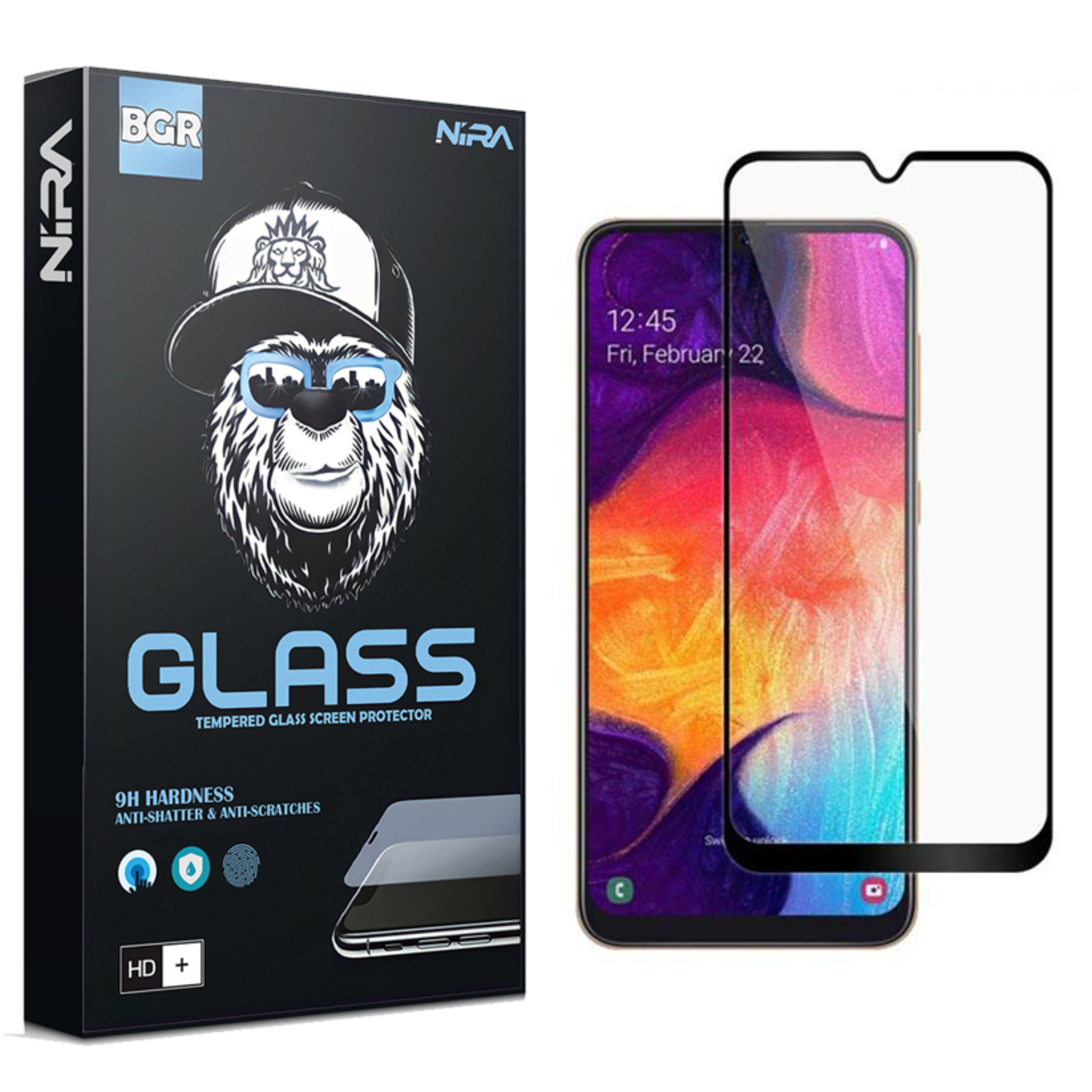 گلس فول شیشه ای نیرا مناسب برای مدل Galaxy A71