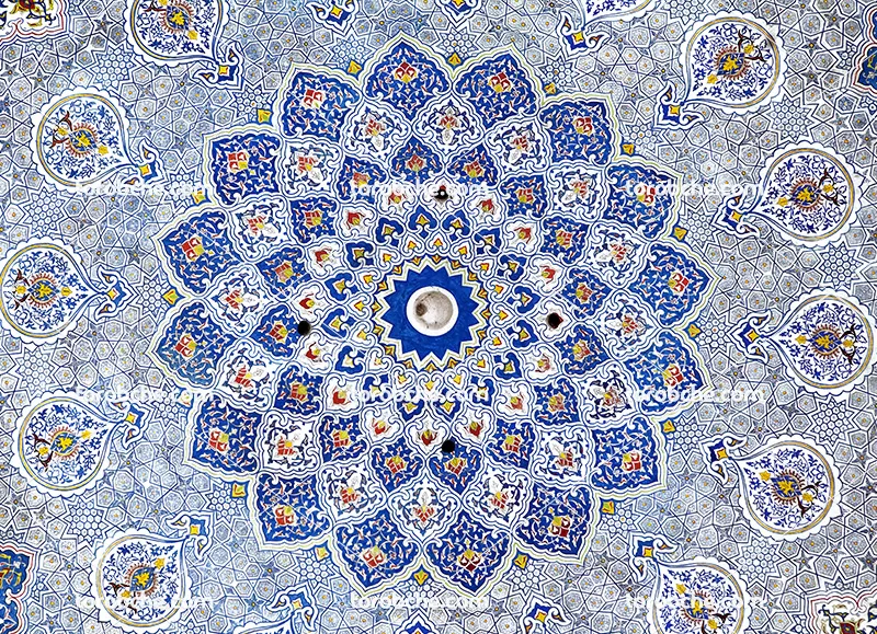 عکس شمسه تذهیب رنگی | گرافیک با طعم تربچه