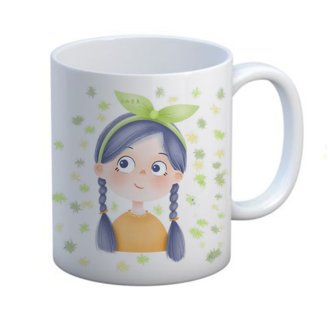 ماگ طرح دختر ستاره ای