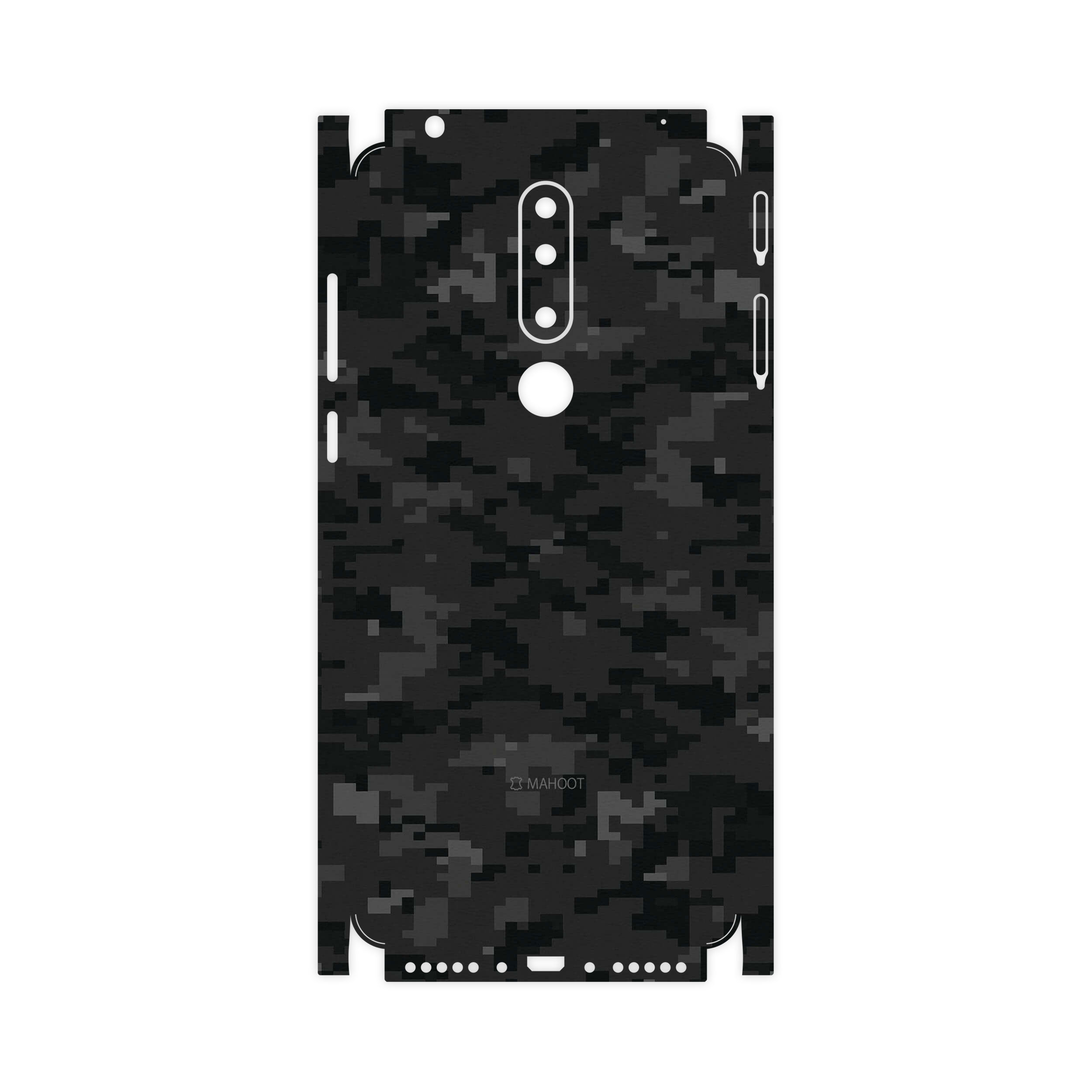 برچسب پوششی ماهوت مدل Night-Army-Pixel-FullSkin مناسب برای گوشی موبایل نوکیا 3.1 Plus