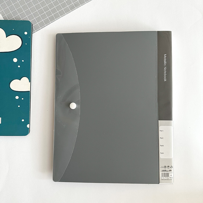 کلاسور100برگ طلقی متالیک سهند طوسی