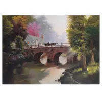 تابلو نقاشی رنگ روغن طرح منظره