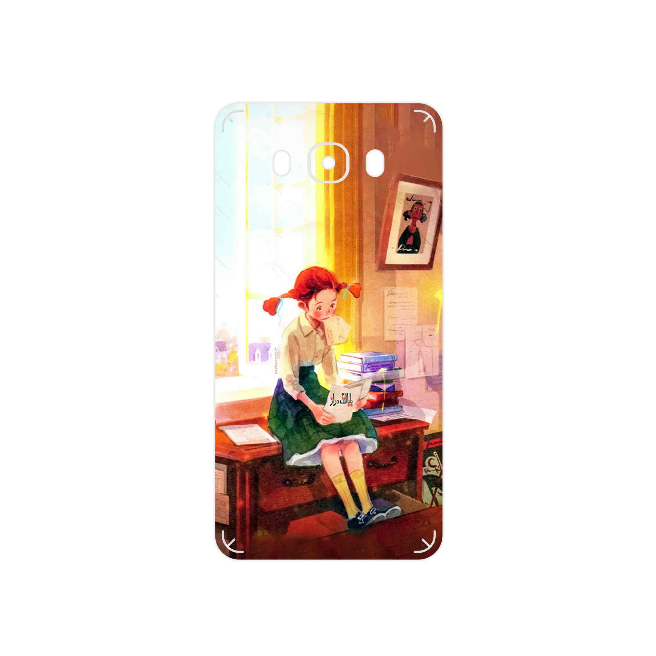 برچسب پوششی ماهوت مدل Watashi No Ashinaga Ojisan مناسب برای گوشی موبایل سامسونگ Galaxy J7 2016