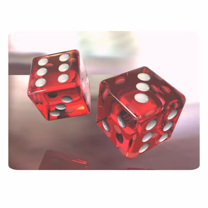 ماوس پد طرح تاس کد B227