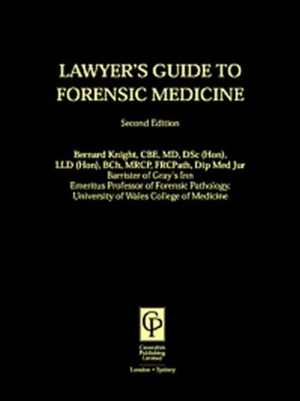 [PDF] دانلود کتاب Lawyer&#039;s Guide To Forensic Medicine, 2nd ed, 1998