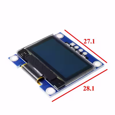 ماژول صفحه نمایش OLED مدل I2C کد B096