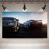 تابلو بوم طرح ماشین مدل بوگاتی Chiron کد AR2790