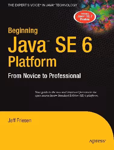 خرید و دانلود نسخه کامل کتاب Beginning Java SE 6 Platform: From Novice to Professional