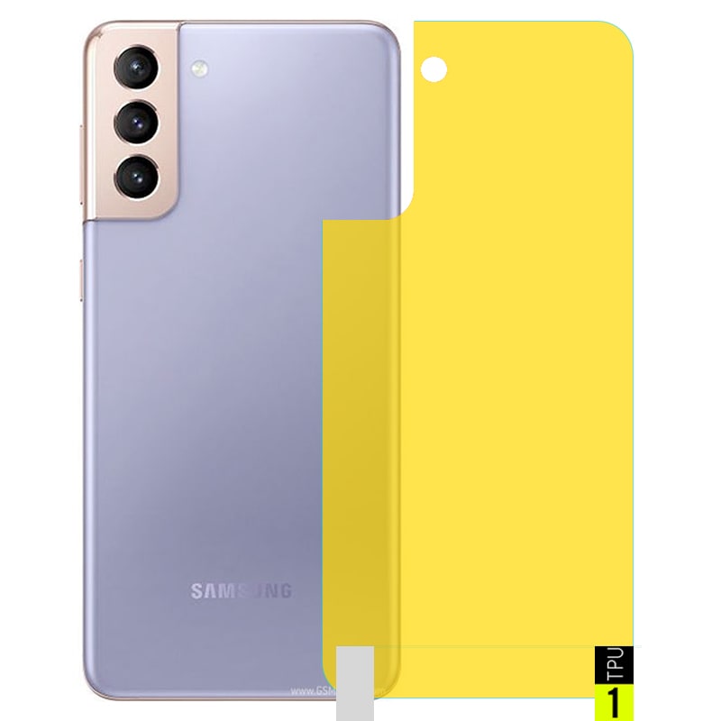 برچسب نانو پشت گوشی Samsung Galaxy S21 5G مدل فول کاور شفاف آنتی شوک
