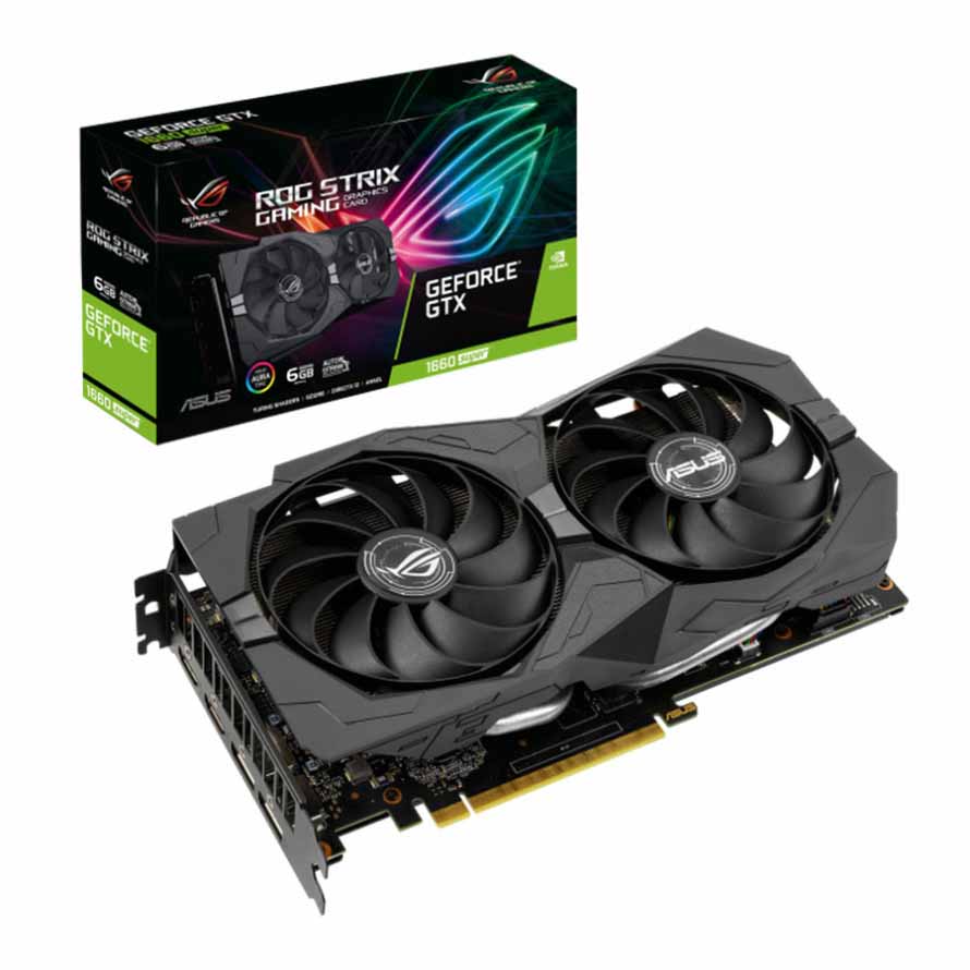 خرید کارت گرافیک ایسوس Graphics ASUS ROG STRIX GTX1660S 6G GAMING با بهترین قیمت
