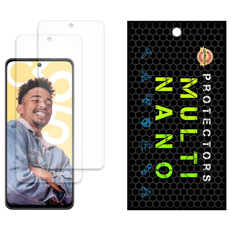 محافظ صفحه نمایش مات مولتی نانو مدل X-S2M مناسب برای گوشی موبایل ریلمی C55 بسته دو عددی | کالا برتری