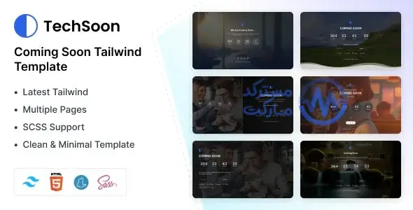 Techsoon تکسون قالب اچ تی م ال تیلویند صفحه به زودی