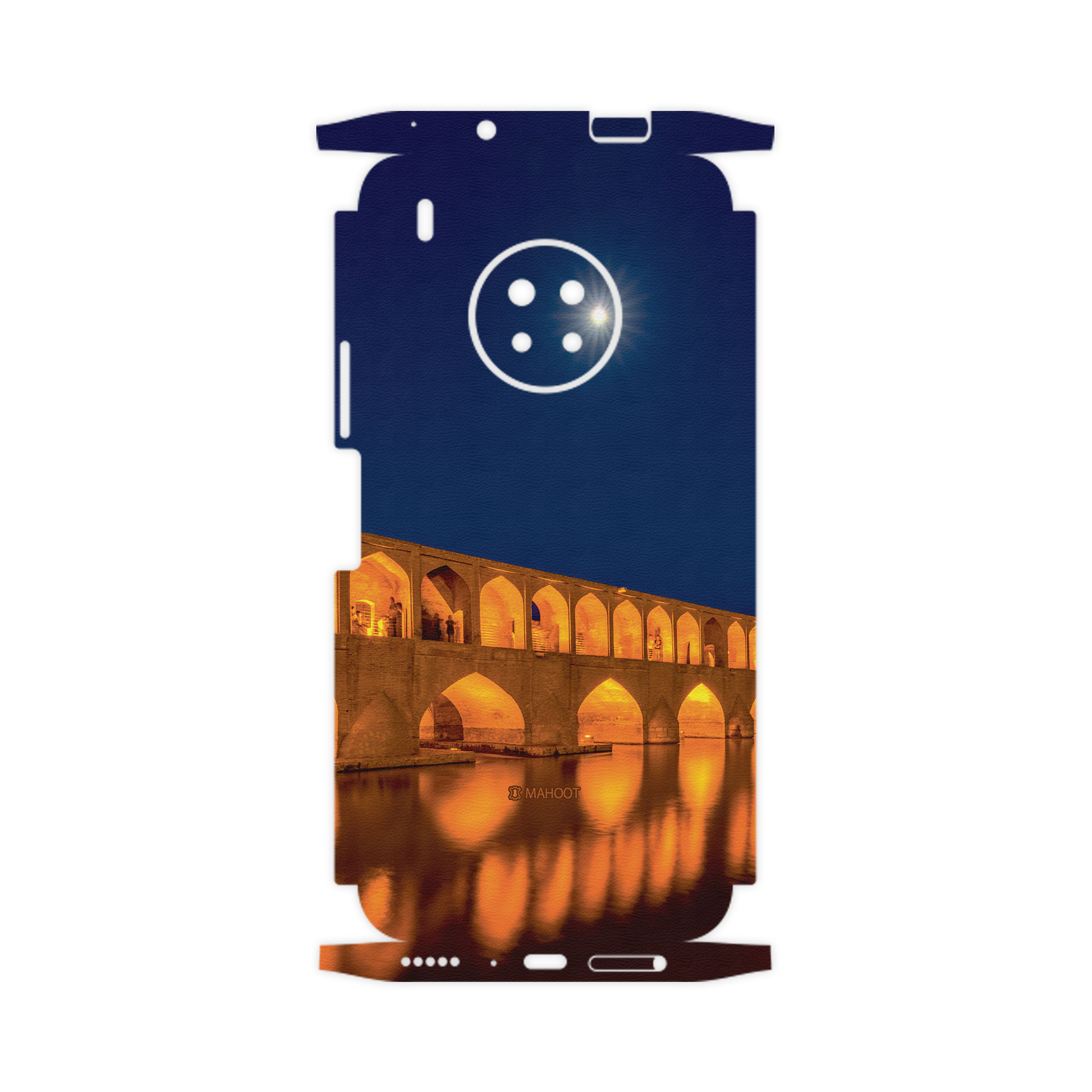 برچسب پوششی ماهوت مدل Si-O-Se-Pol-FullSkin مناسب برای گوشی موبایل هوآوی Y9a