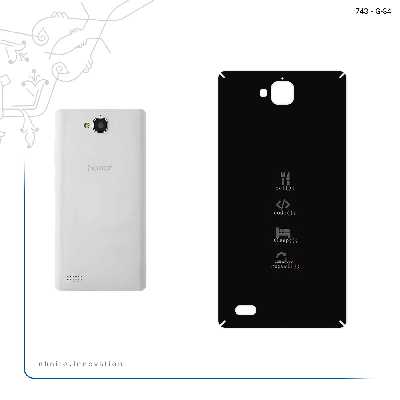 برچسب پوششی ماهوت مدل Programming 2 مناسب برای گوشی موبایل آنر 3C