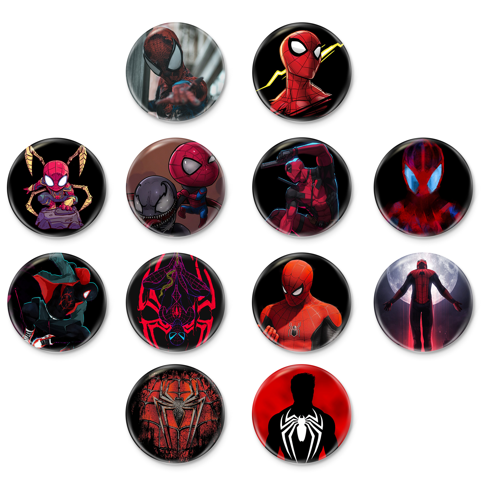 پیکسل مدل مرد عنکبوتی c_spm_1_8 مجموعه 12 عددی