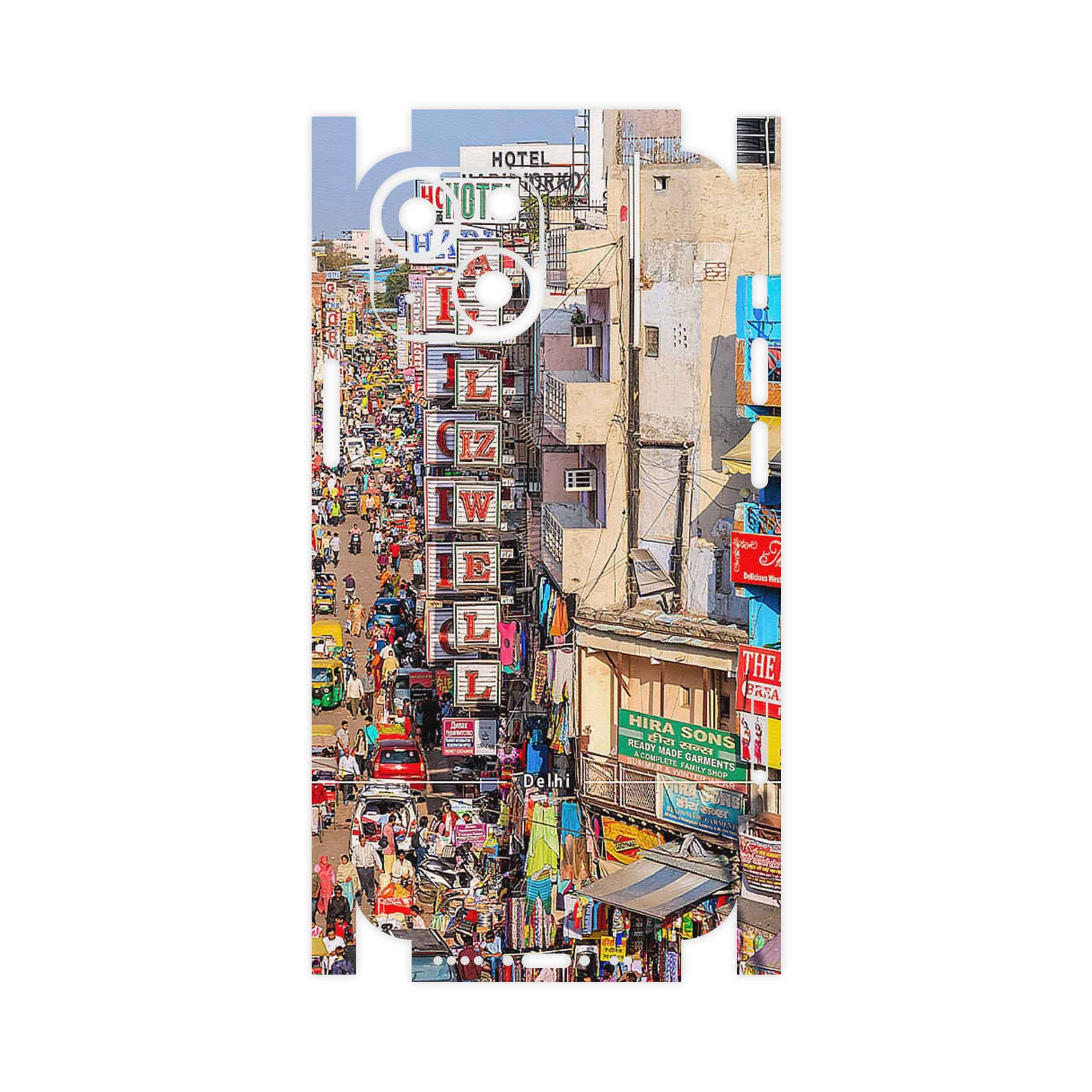برچسب پوششی ماهوت مدل City of Delhi-FullSkin مناسب برای گوشی موبایل اپل iPhone 13 Mini