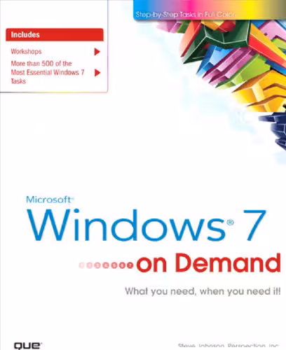 خرید و دانلود نسخه کامل کتاب Microsoft Windows 7 On Demand