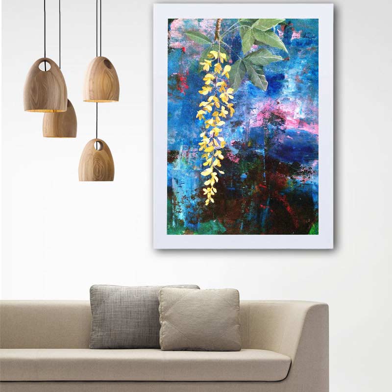 تابلو گالری استاربوی طرح گل و منظره مدل هنری 73