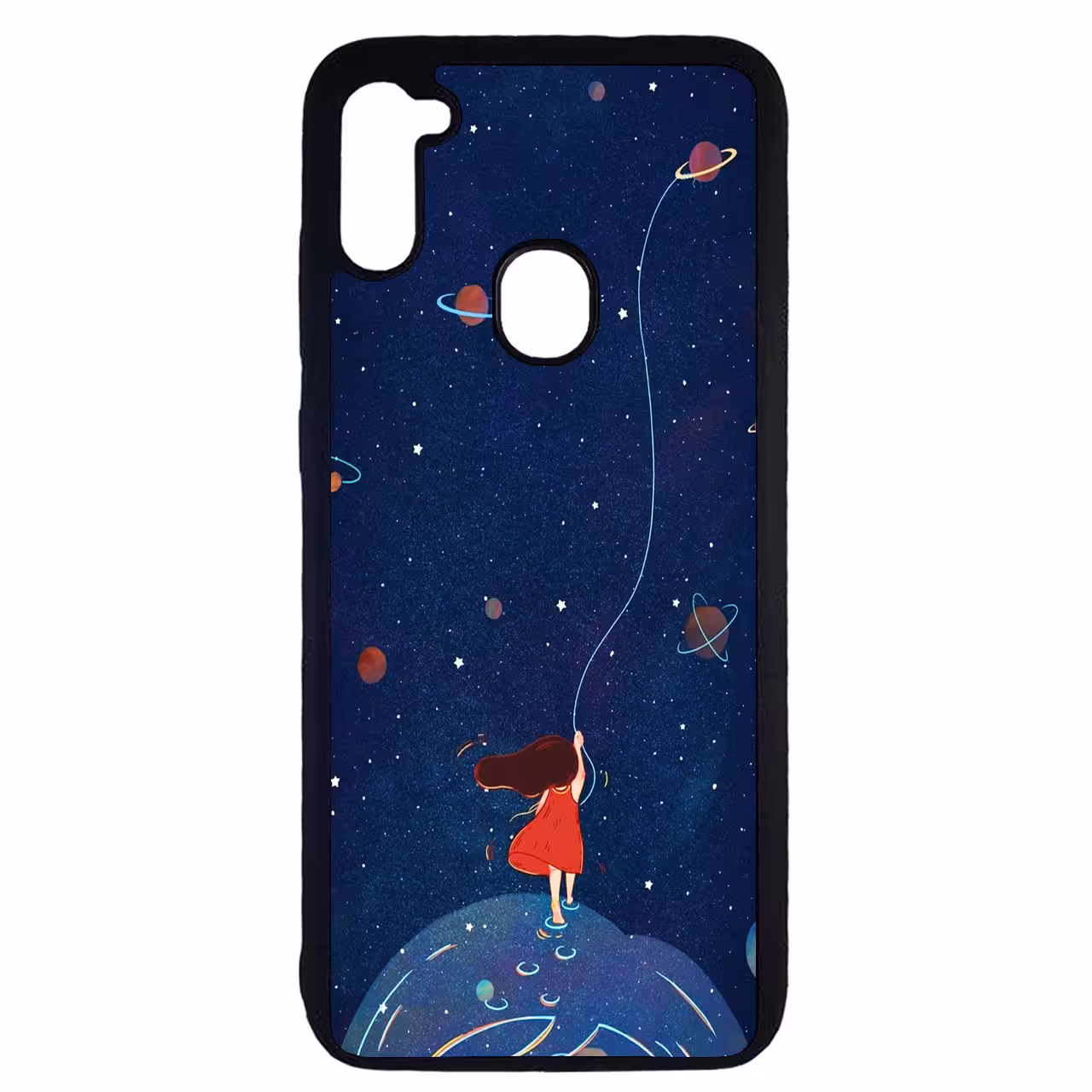 کاور طرح دختر کد 1146 مناسب برای گوشی موبایل سامسونگ galaxy a21