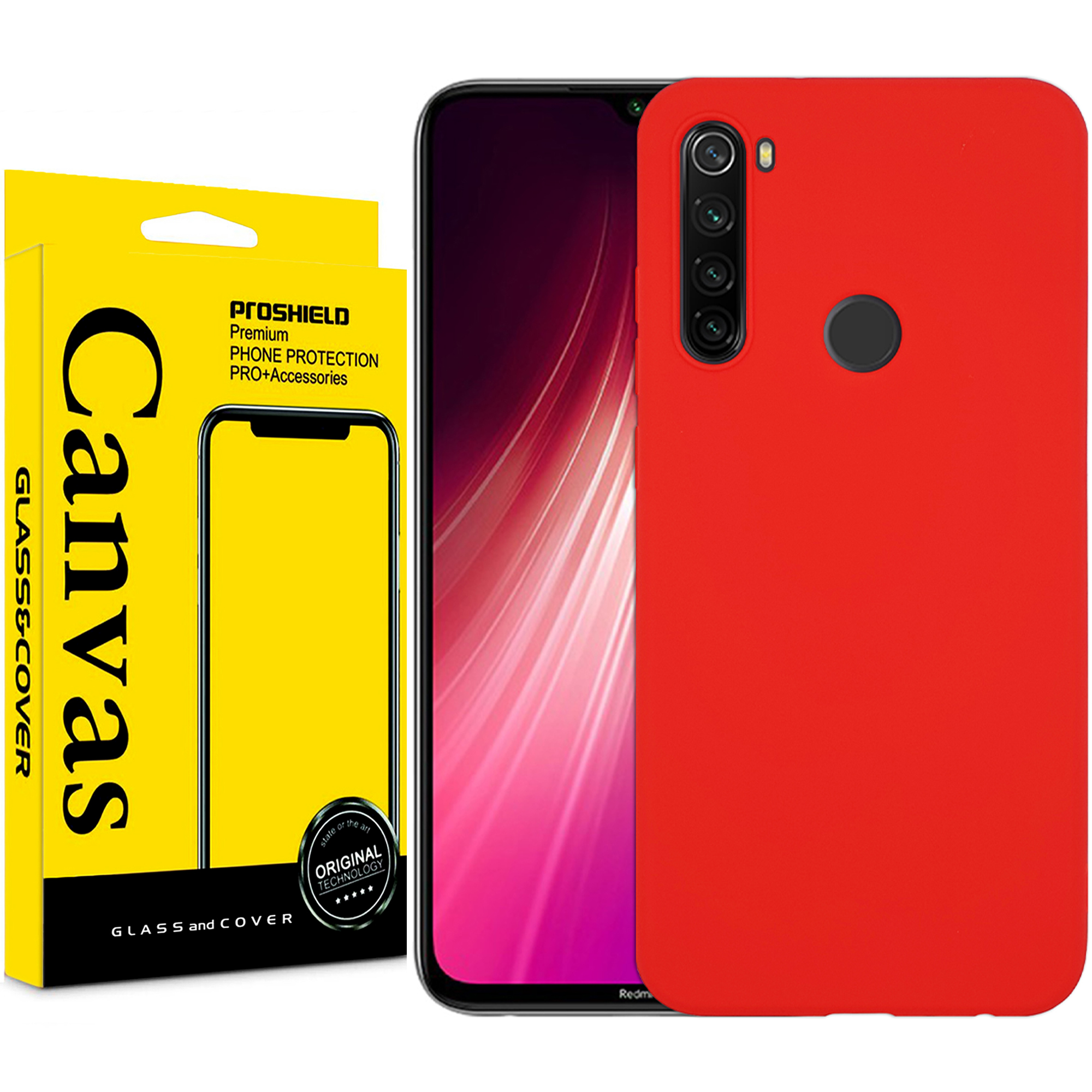 کاور کانواس مدل FLEXTOR مناسب برای گوشی موبایل شیائومی Redmi Note 8