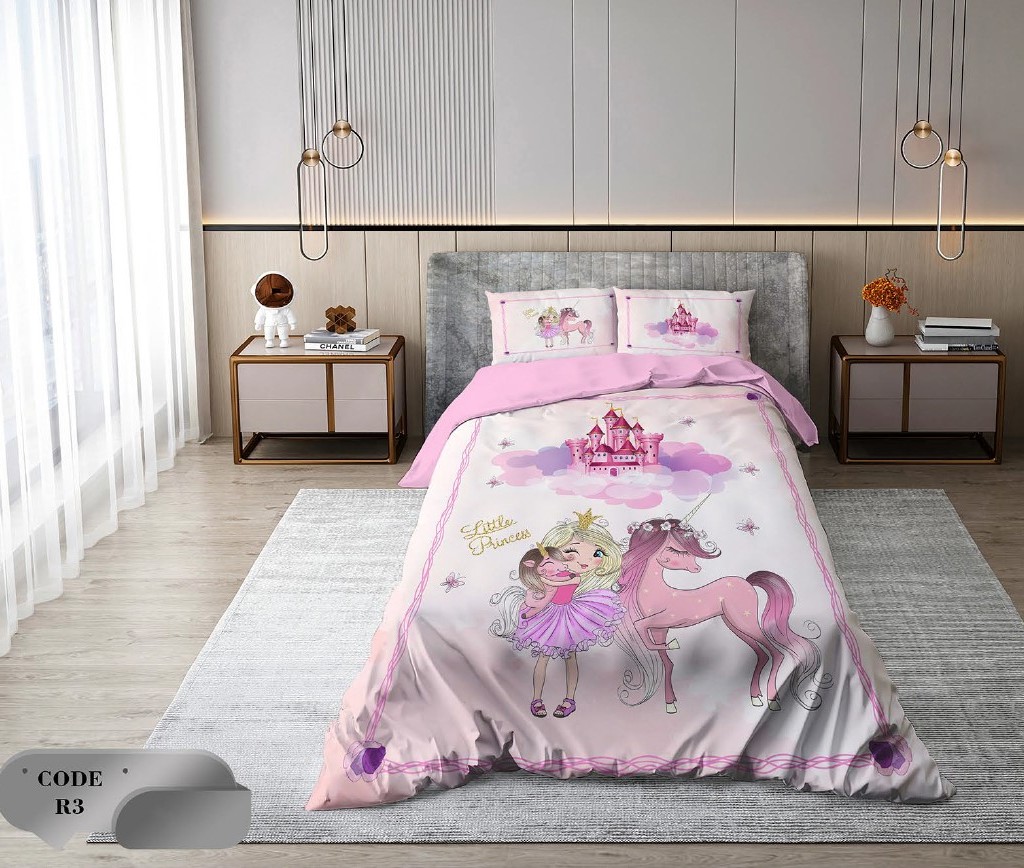 سرویس روتختی 2 نفره 6 تکه ابعاد 2.25 ×2.35 کشدار ضد حساسیت و عرق کد R3 | ست خواب و ست روتختی