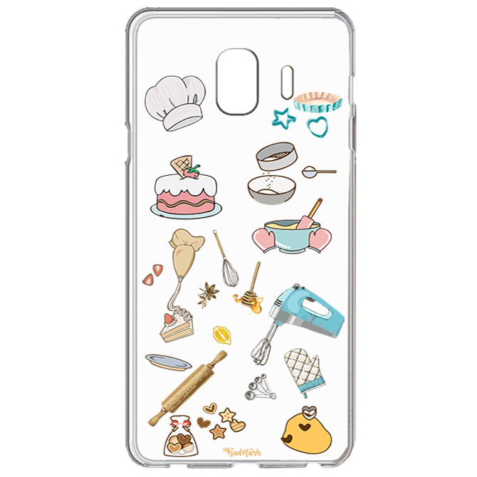 کاور طرح شیرینی پزی مناسب برای گوشی موبایل سامسونگ Galaxy J4 