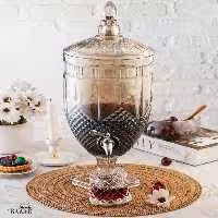 کلمن شیشه ای شامپاینی 5.5 لیتر پاشاسازه مدل لانگ کد 43082