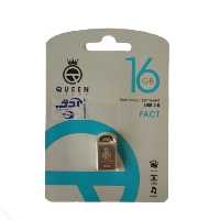 فلش مموری 16 گیگ کویین تک نقره ای مدل Queen tech usb fact 16G گارانتی مادام العمر آیتین