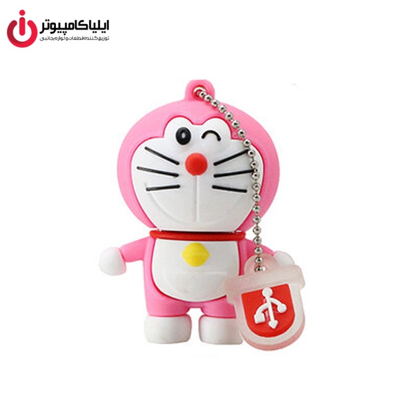 فلش مموری عروسکی کینگ فست مدل CT-13 طرح CHINA CAT ظرفیت 32 گیگابایت