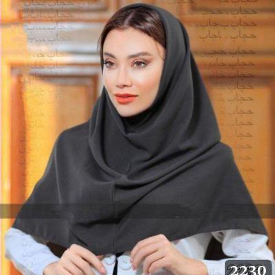 مقنعه کرپ رنگی قواره 90و 100