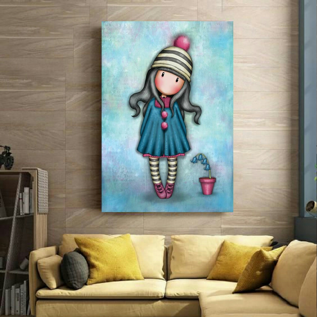 تابلو شاسی طرح عروسک انگلیسی مدل TSH516