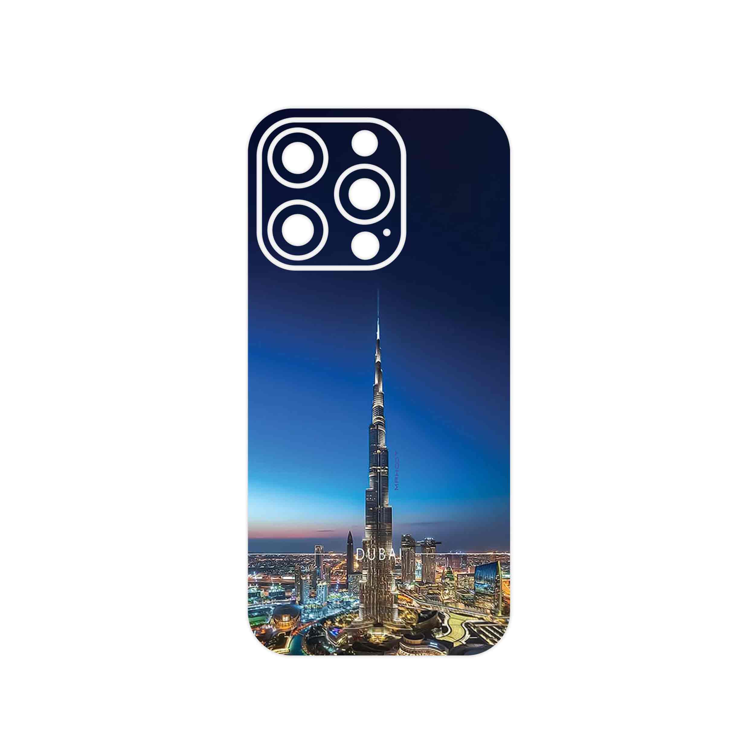 برچسب پوششی ماهوت مدل Dubai_City مناسب برای گوشی موبایل اپل iPhone 14 Pro