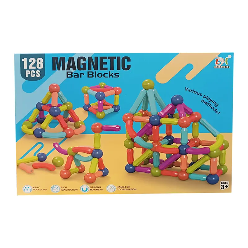 مگنت میله ای 128 قطعه