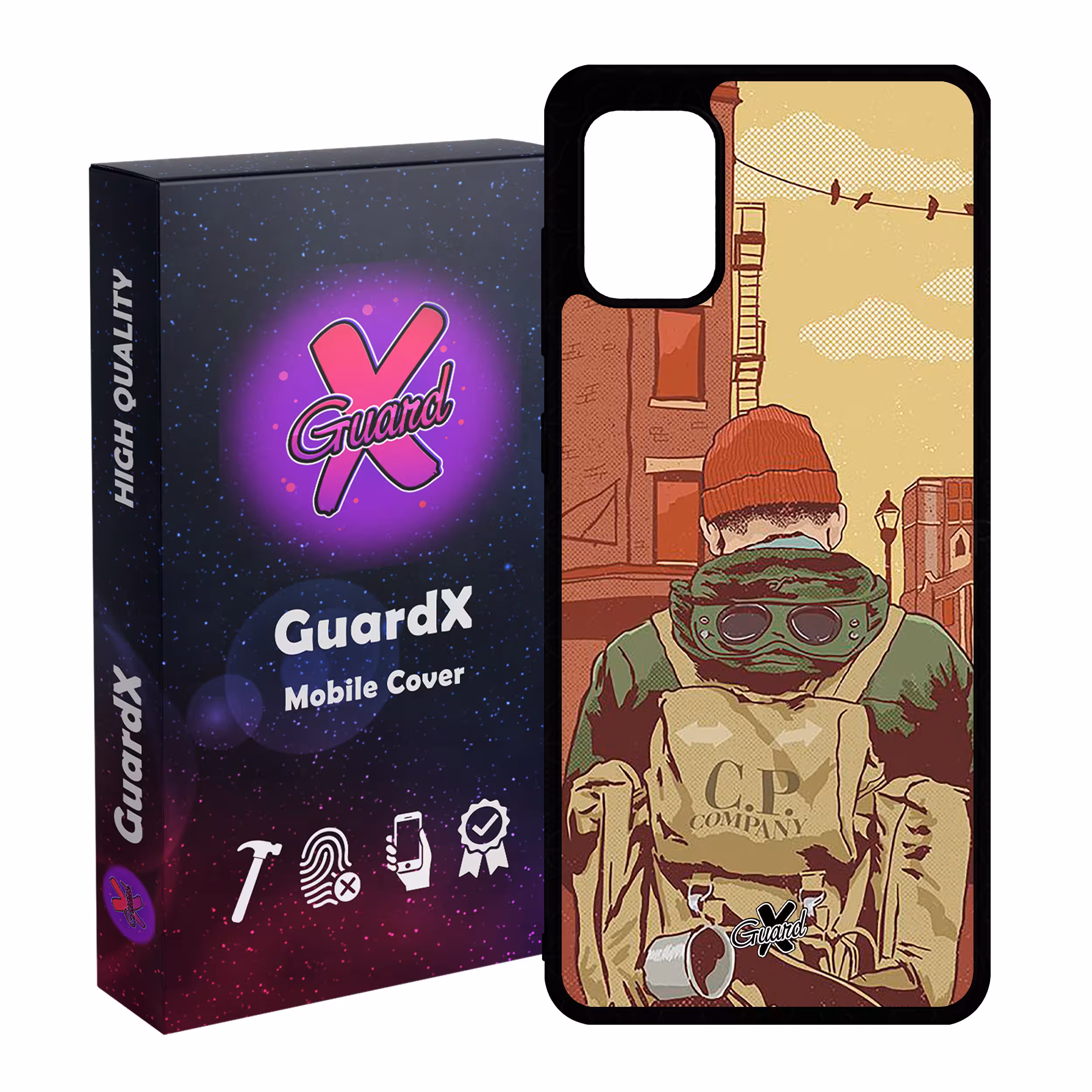 کاور گارد ایکس طرح Man مدل Glass10348 مناسب برای گوشی موبایل سامسونگ Galaxy A31