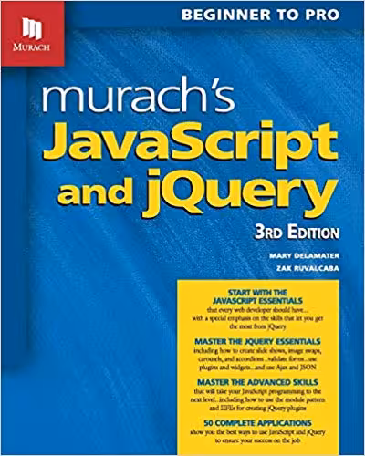 خرید و دانلود نسخه کامل کتاب Murach's JavaScript and jQuery (3rd Edition)