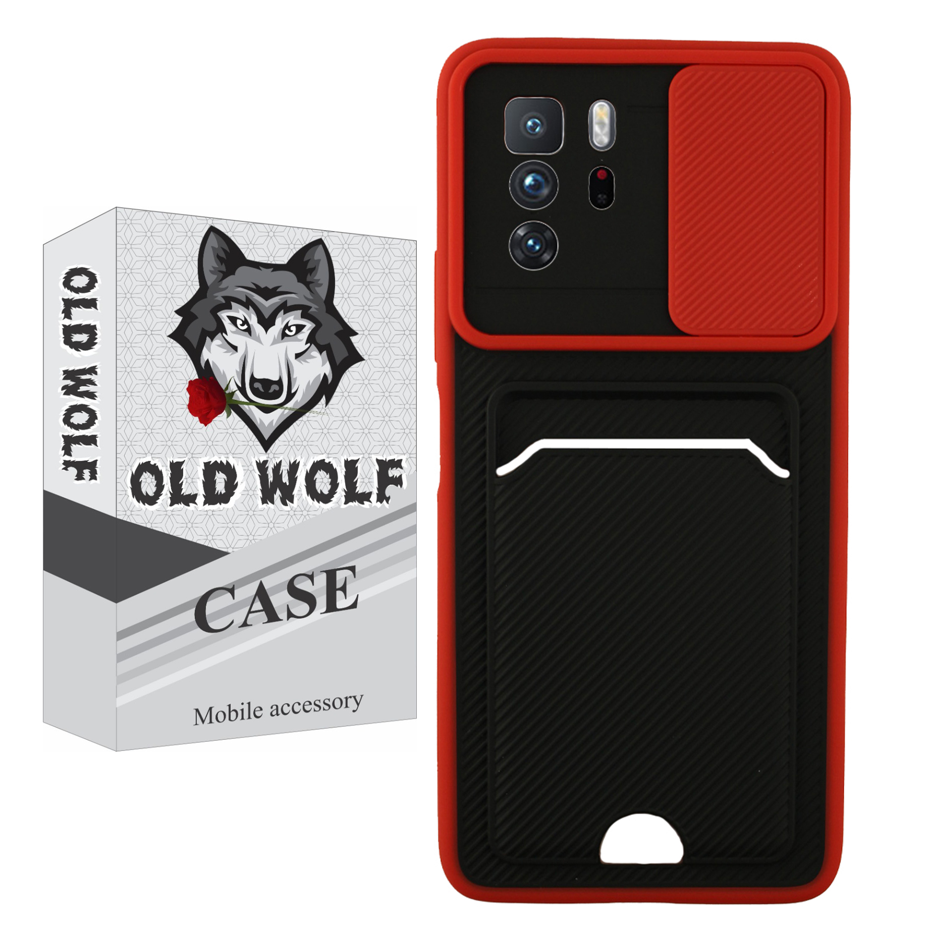 کاور اولد ولف مدل KJK-X3GT مناسب برای گوشی موبایل شیائومی Poco X3 GT