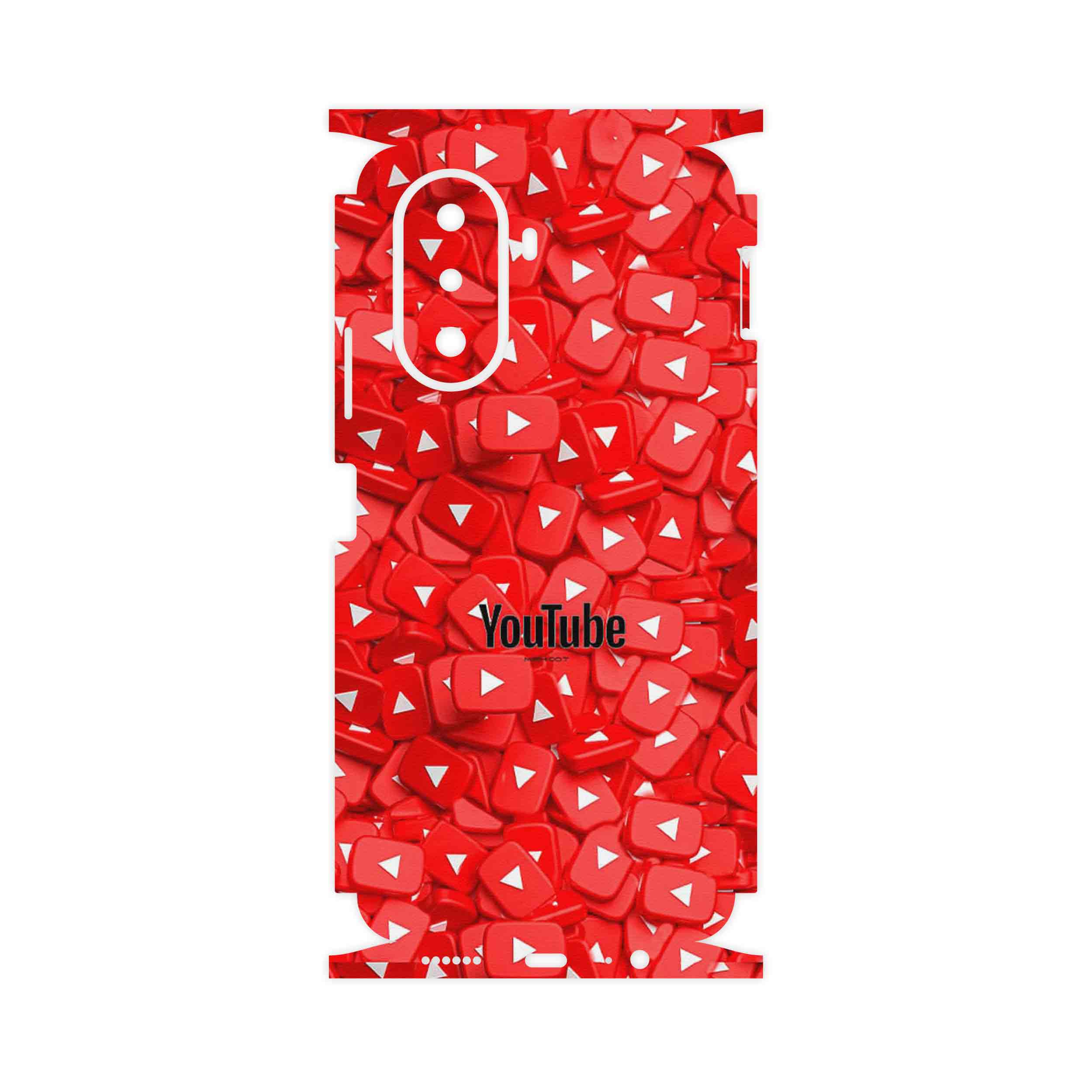 برچسب پوششی ماهوت مدل Youtube-FullSkin مناسب برای گوشی موبایل هوآوی Nova Y70