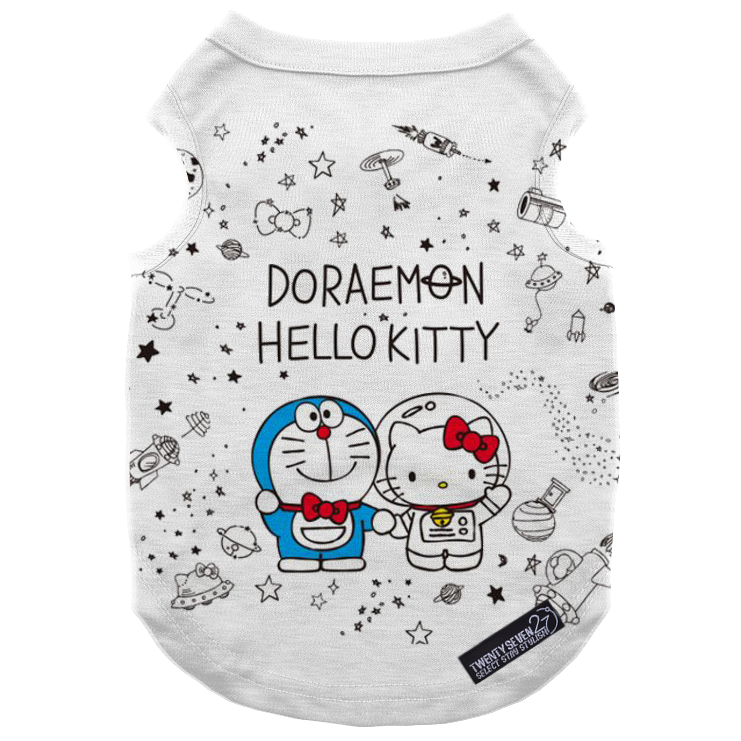 لباس سگ و گربه 27 طرح HELLO KITTY کد WN779 سایز XL