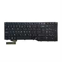 کیبورد لپ تاپ فوجیتسو مدل Lifebook AH544 مشکی با فریم