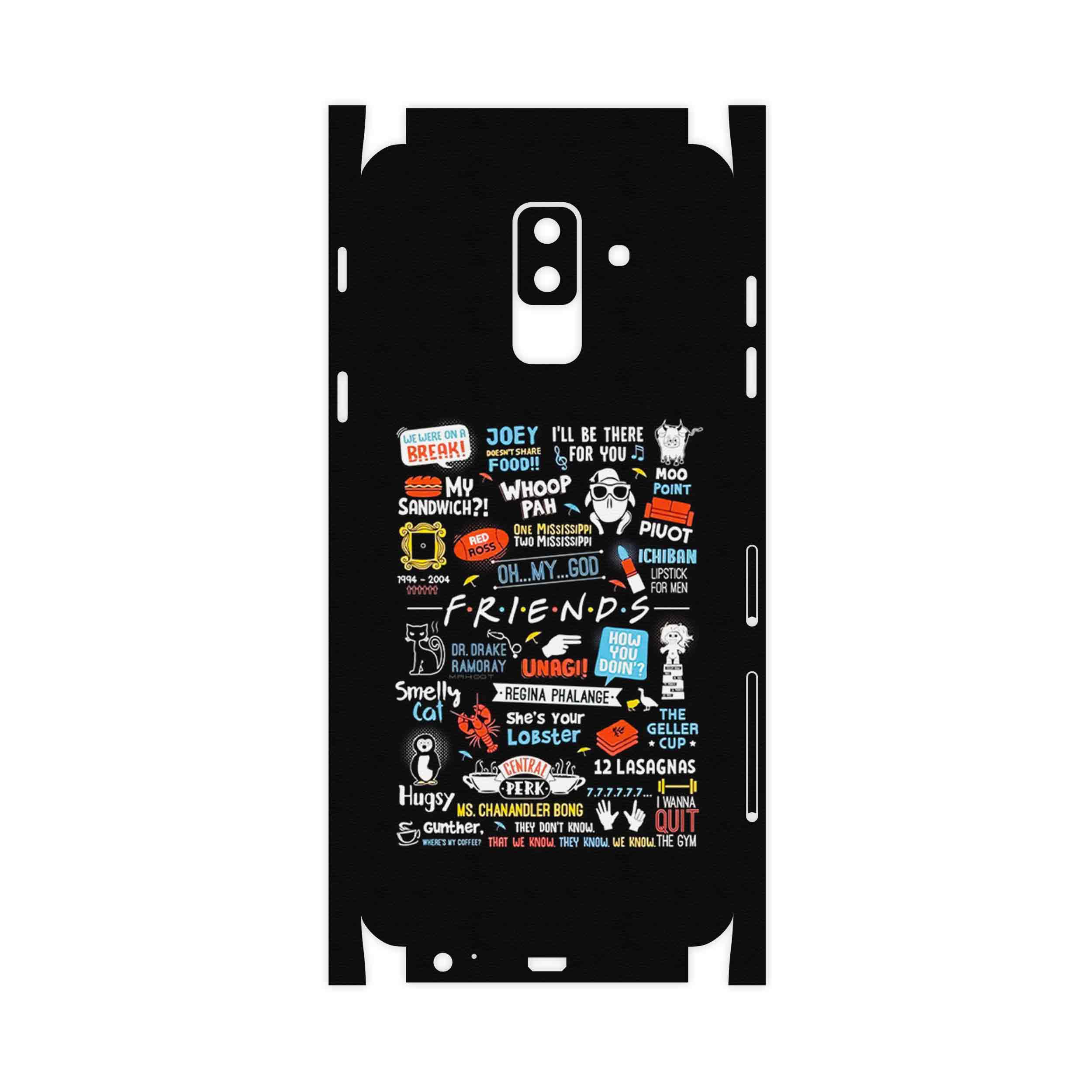 برچسب پوششی ماهوت مدل Friends 2-FullSkin مناسب برای گوشی موبایل سامسونگ Galaxy A6 Plus 2018