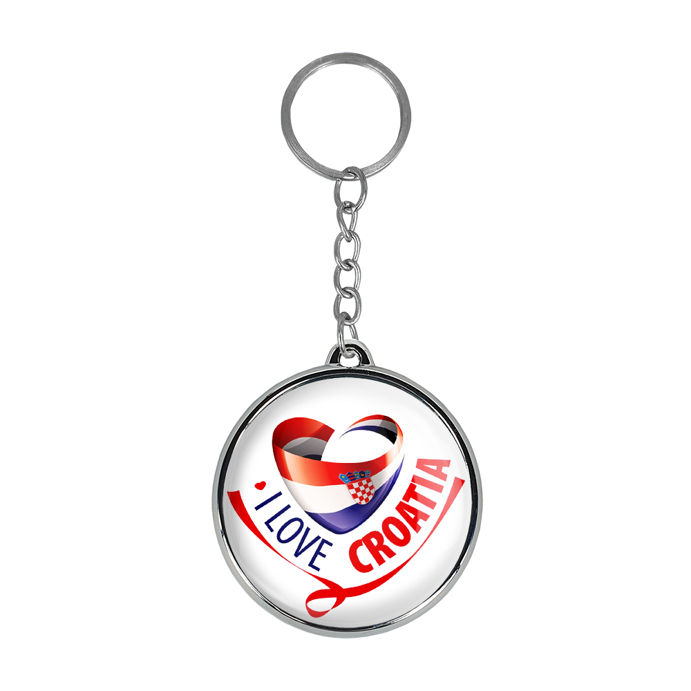 جاکلیدی خندالو طرح پرچم کرواسی مدل دوطرفه کد 2070920706